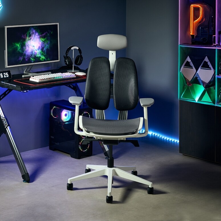 듀오백,[무료시공] 듀오백 게임즈 DX2-MW 컴퓨터 게이밍의자 DX2-HDA-MW