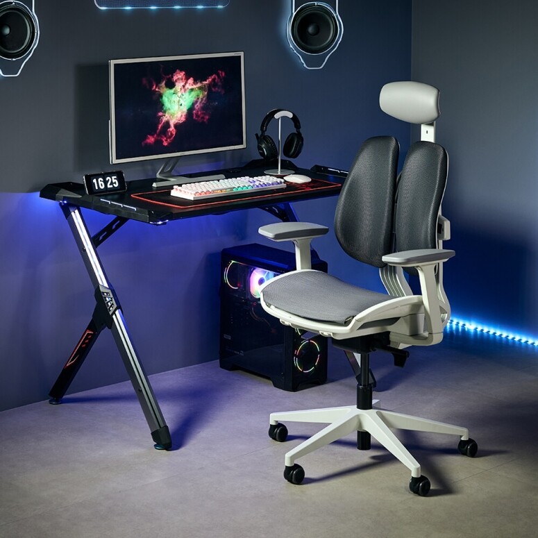 듀오백,[무료시공] 듀오백 게임즈 DX2-MW 컴퓨터 게이밍의자 DX2-HDA-MW