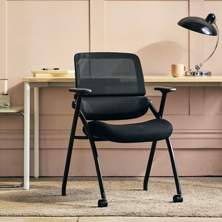 듀오백,듀오백 부스터 폴드 메쉬 접이식 스터디 체어 공부 의자