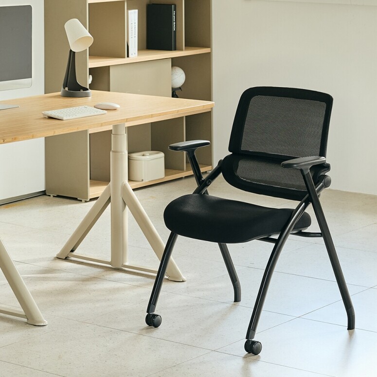 듀오백,듀오백 부스터 폴드 메쉬 접이식 스터디 체어 공부 의자