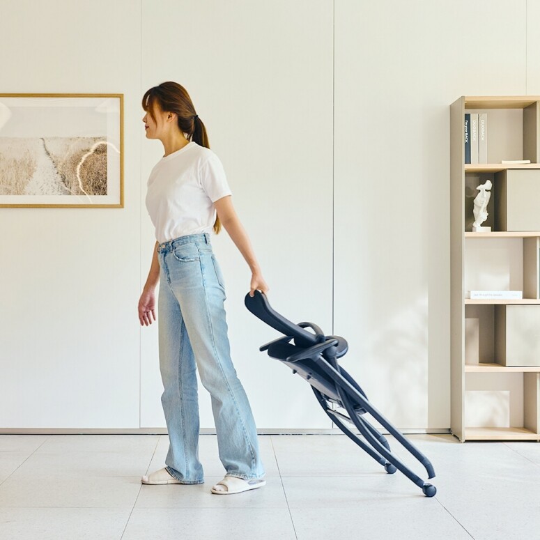 듀오백,듀오백 부스터 폴드 메쉬 접이식 스터디 체어 공부 의자