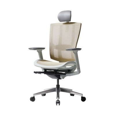 듀오백 브라보 BR-200MW 알루미늄베이스 메쉬 컴퓨터 책상 의자