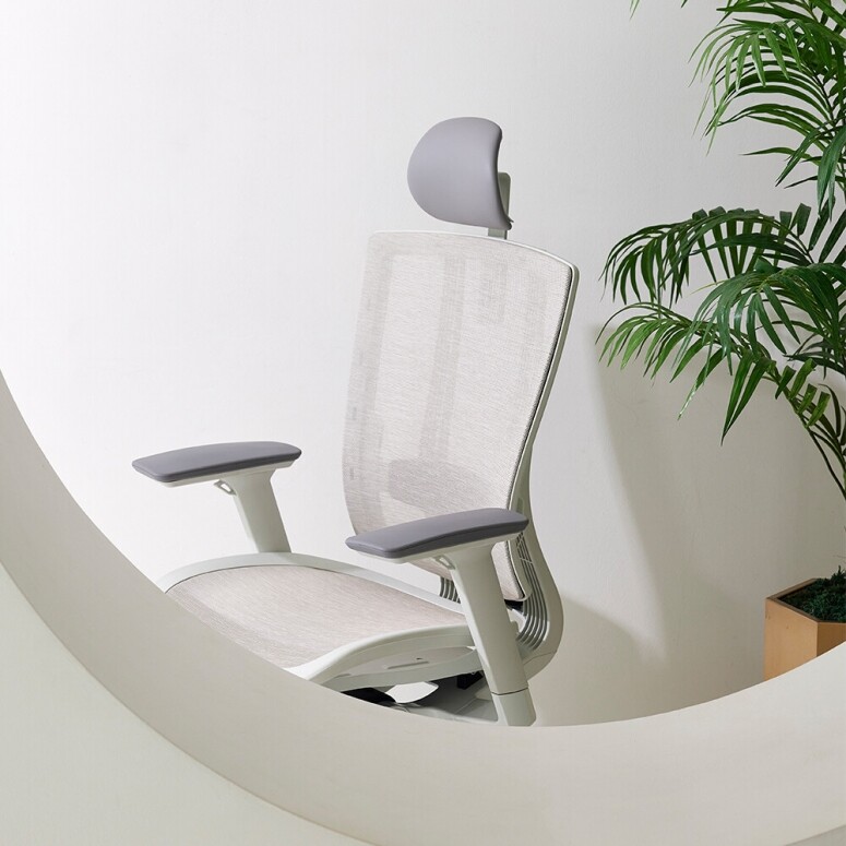 듀오백,듀오백 브라보 BR-200MW 알루미늄베이스 메쉬 컴퓨터 책상 의자