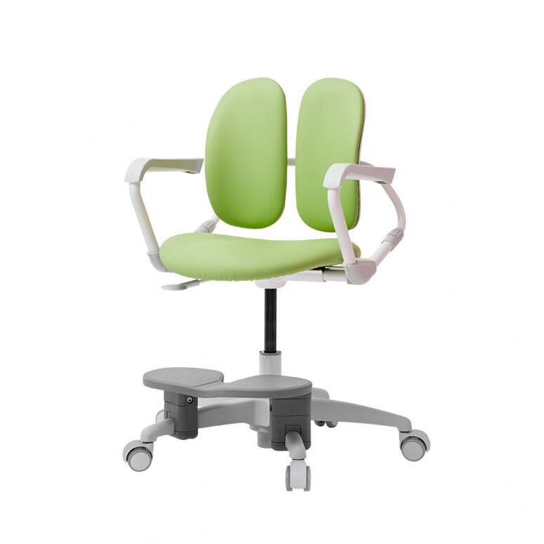 듀오백,[비노출]듀오백 밀키 MI-218 초등학생 어린이 책상 발받침 의자(중심봉&캐스터 옵션 선택 가능, 발받침 제공)